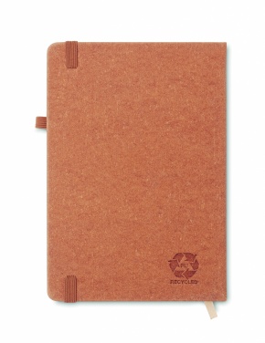 Logotrade promotional gifts photo of: Recycled Leather A5 notebook