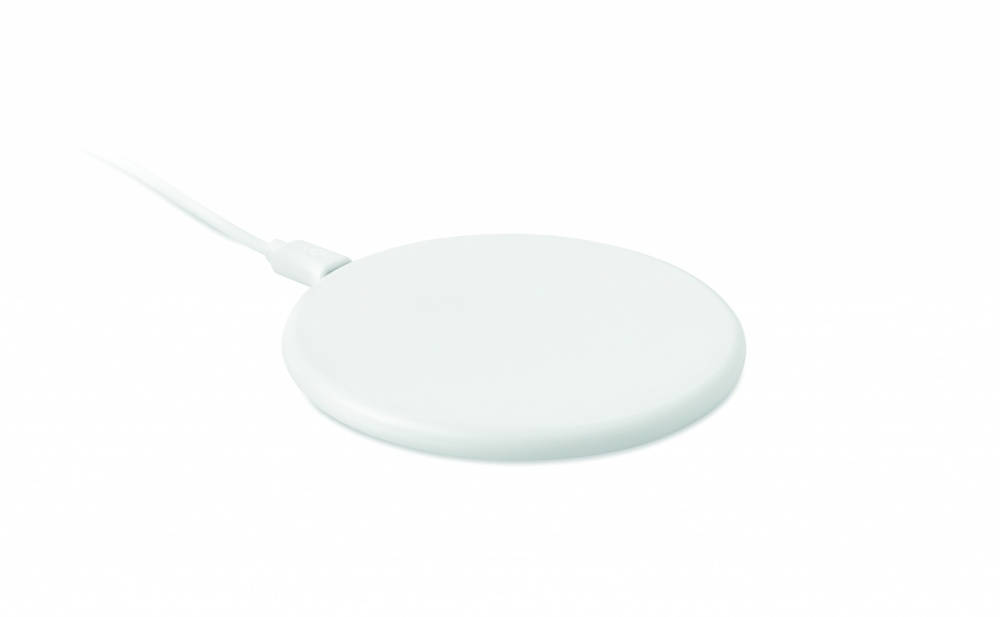 Logo trade advertising products image of: ABS wireless charger 10W