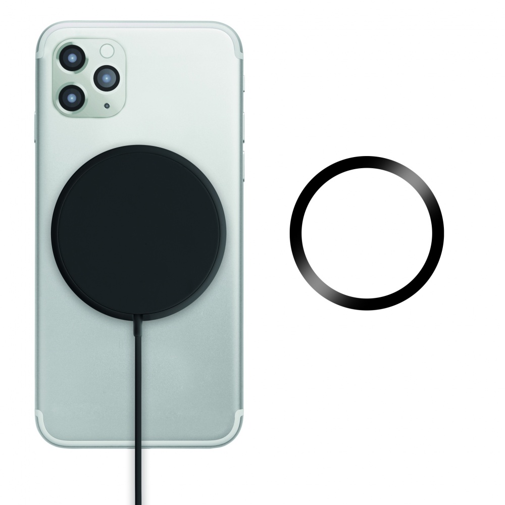 Logo trade business gifts image of: Magnetic wireless charger 10W