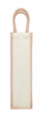 Logo trade promotional items picture of: Jute wine bag for one bottle
