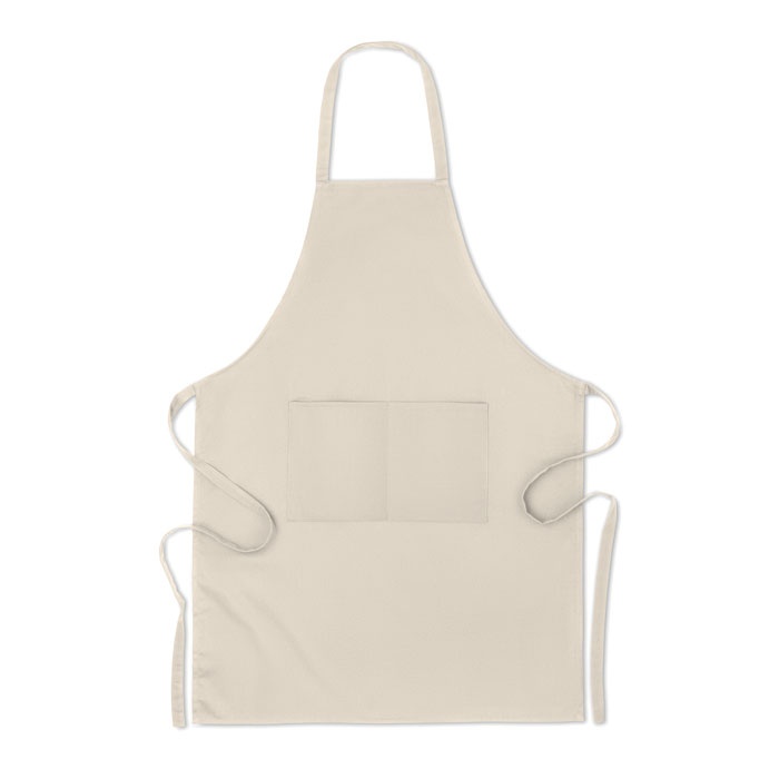 Logo trade promotional giveaways picture of: Organic cotton apron 200 gr/m²
