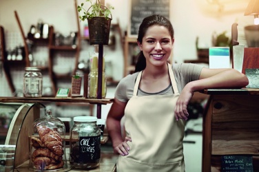 Logo trade promotional item photo of: Organic cotton apron 200 gr/m²