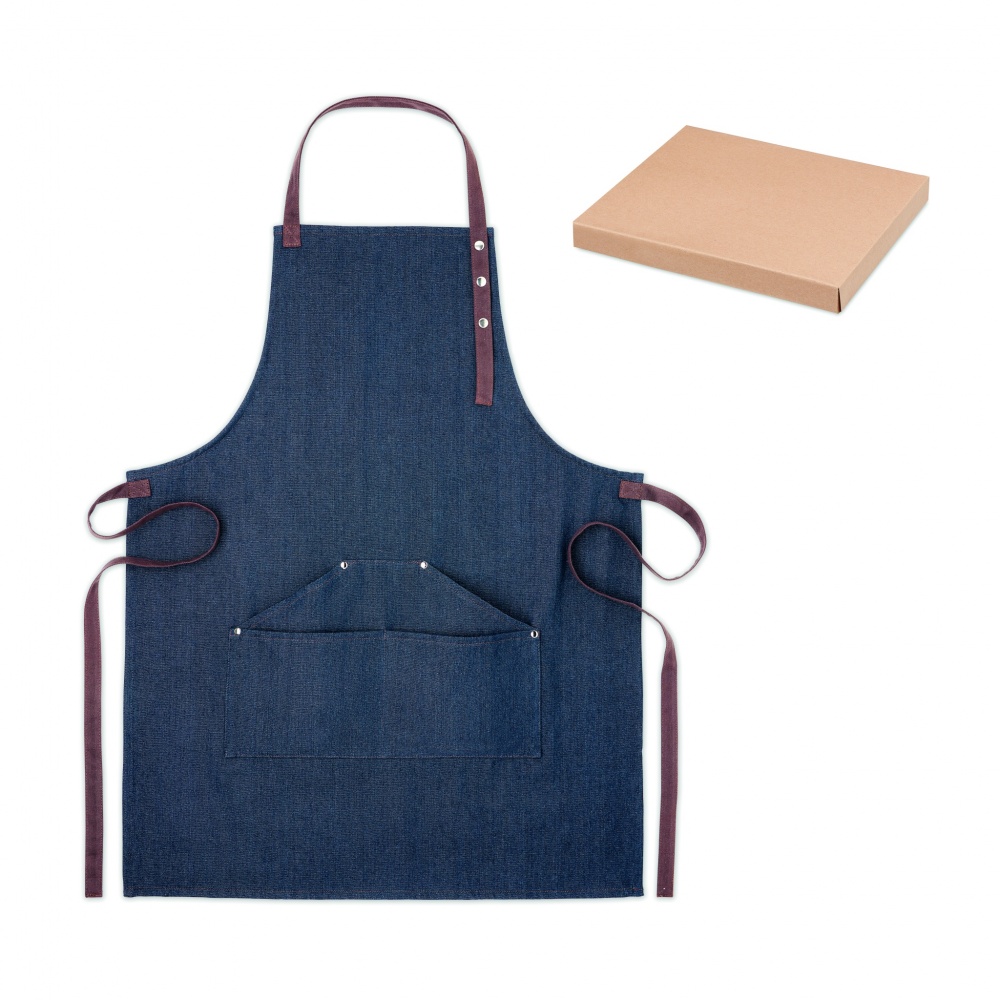 Logotrade promotional item picture of: Denim apron 240 gr/m²