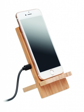Logo trade promotional merchandise picture of: Wireless charger stand 10W