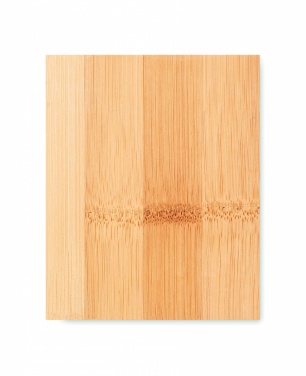 Logo trade corporate gift photo of: Bamboo pen holder and LCD clock