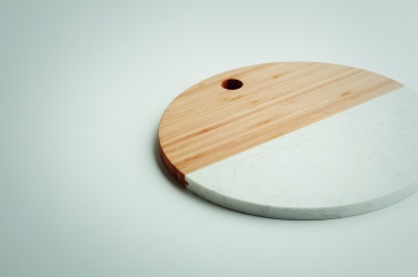 Logotrade promotional item image of: Marble/ bamboo serving board