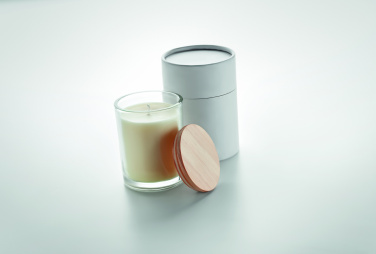 Logo trade promotional giveaways image of: Vanilla fragranced candle