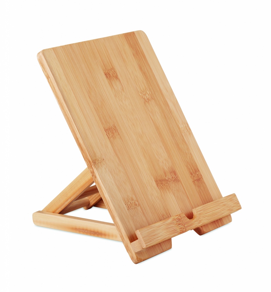 Logo trade corporate gifts picture of: Bamboo tablet stand TUANUI