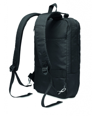 Logo trade promotional giveaway photo of: Laptop backpack in 300D RPET