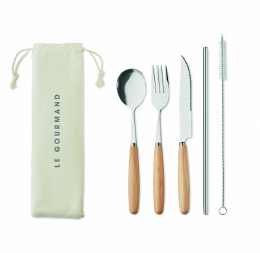 Logo trade promotional gift photo of: Cutlery set stainless steel