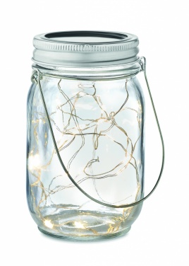Logotrade promotional products photo of: Solar mason jar outdoor lamp