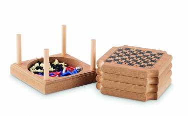 Logotrade promotional item image of: 4-piece coaster game set