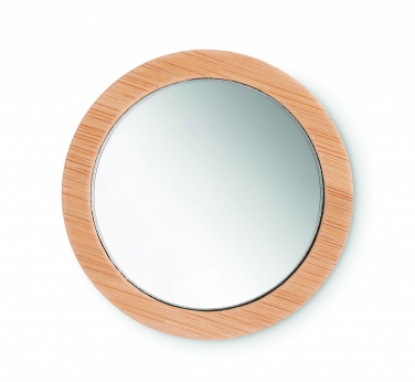 Logotrade promotional giveaways photo of: Bamboo make-up mirror