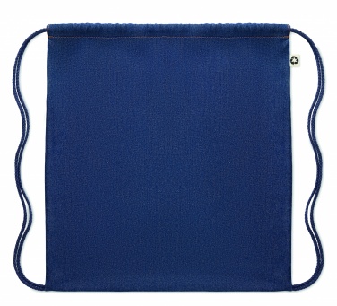 Logotrade advertising product image of: Recycled denim drawstring bag