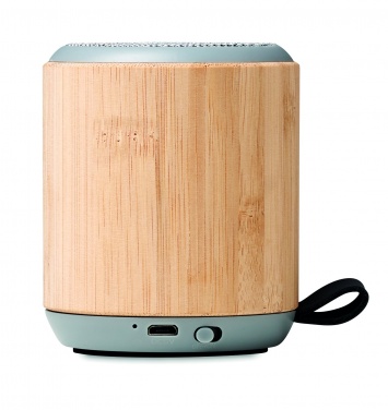 Logotrade corporate gift image of: 5.3 wireless bamboo speaker