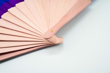 Logotrade promotional gift picture of: Rainbow wooden hand fan