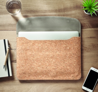 Logotrade advertising product image of: Cork laptop bag magnetic flap