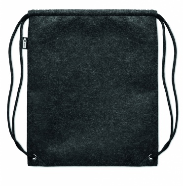 Logotrade promotional gift picture of: RPET felt drawstring bag