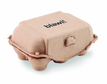 Logo trade promotional gifts picture of: 6 chalk eggs in box