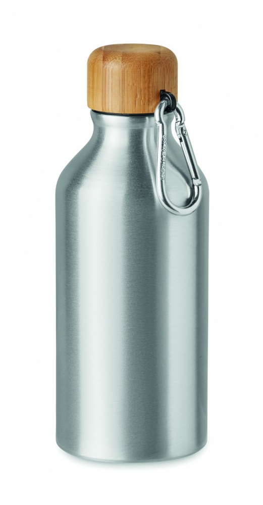 Logo trade promotional products image of: Aluminium bottle 400 ml