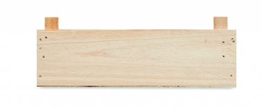 Logo trade promotional giveaways image of: Tomato kit in wooden crate