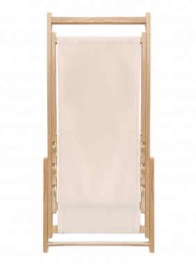 Logo trade corporate gifts picture of: Beach chair in wood