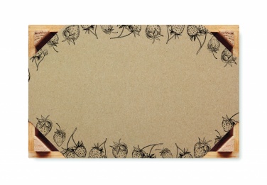 Logotrade advertising product image of: Strawberry kit in wooden crate