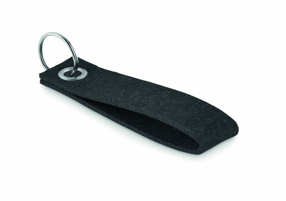 Logotrade promotional giveaway image of: RPET felt key ring Hämeenlinna