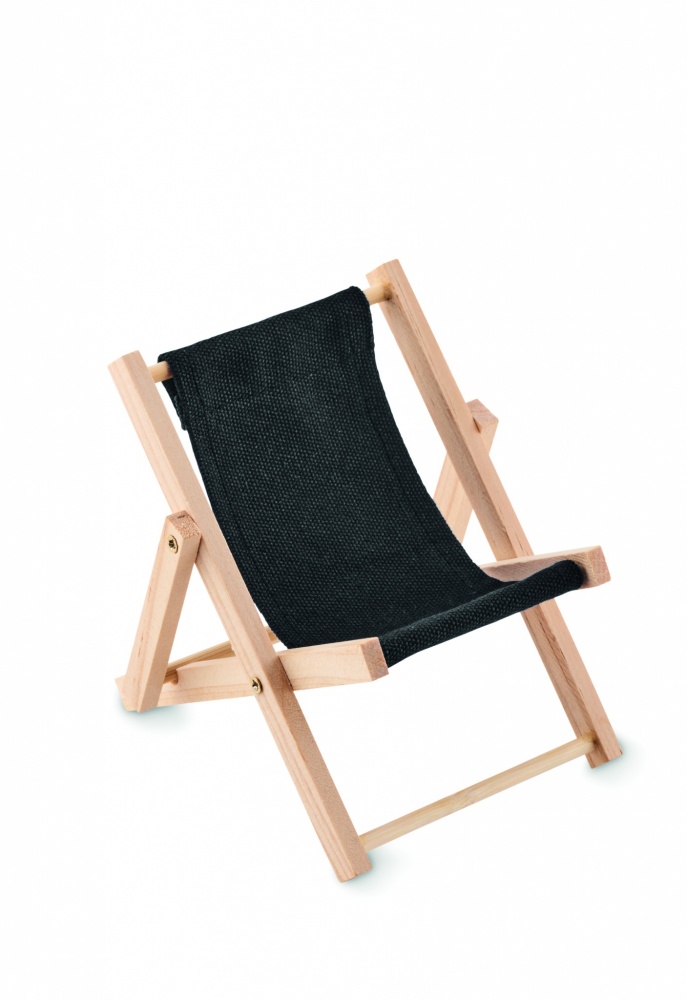 Logo trade promotional items image of: Deckchair-shaped phone stand