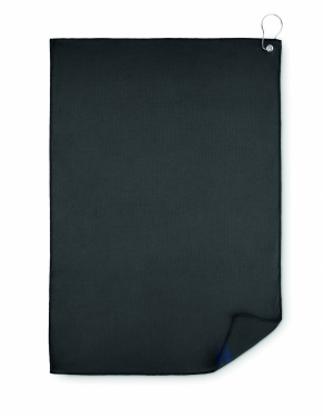 Logotrade advertising products photo of: RPET golf towel with hook clip