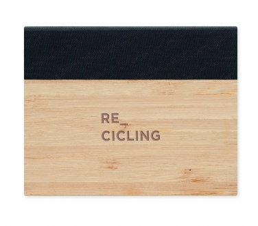 Logo trade corporate gifts picture of: Bamboo sticky note memo pad