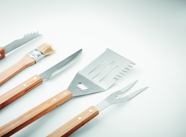 Logo trade corporate gift photo of: 5 Barbecue tools in pouch