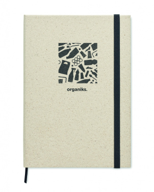 Logotrade promotional gift picture of: A5 grass notebook 80 lined