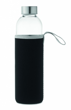 Logo trade promotional giveaways picture of: Glass bottle in pouch 750ml
