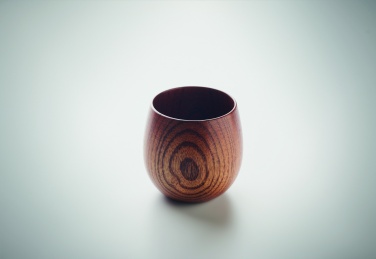 Logotrade advertising products photo of: Oak wooden mug 250 ml