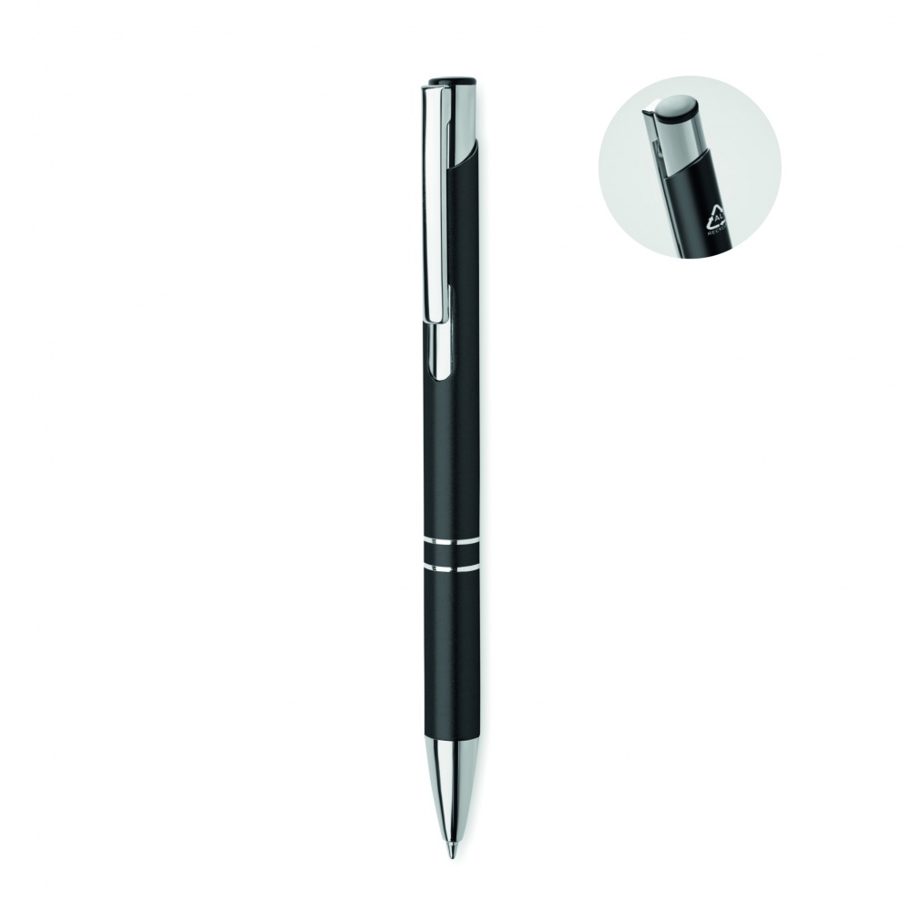 Logo trade promotional items picture of: Recycled aluminium ball pen