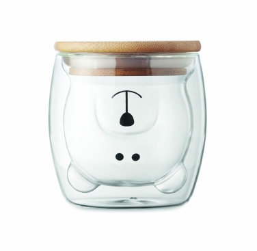 Logo trade promotional giveaways picture of: Double wall borosilicate mug