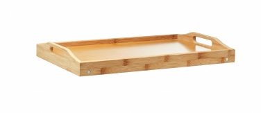 Logo trade promotional item photo of: Foldable bamboo tray