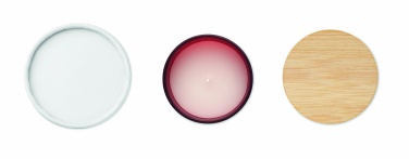 Logo trade corporate gifts image of: Plant based wax candle 280 gr