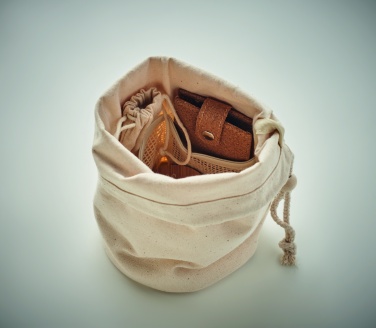 Logo trade promotional merchandise image of: Small Organic cotton bag