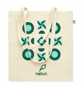 Logo trade promotional giveaways image of: Organic cotton shopping bag