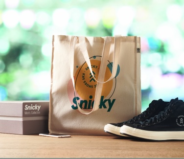 Logotrade promotional item picture of: Organic cotton shopping bag