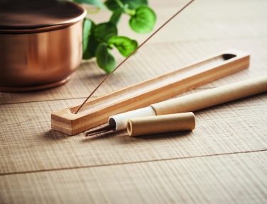Logo trade corporate gifts picture of: Incense set in bamboo