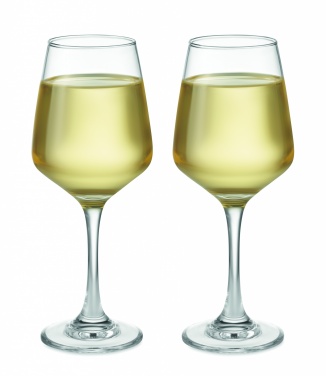 Logotrade promotional merchandise image of: Set of 2 wine glasses