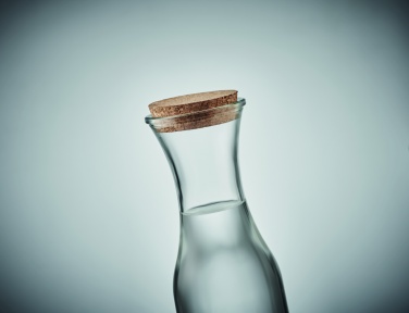 Logo trade promotional giveaways image of: Recycled glass carafe 1L