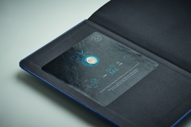 Logotrade promotional product image of: A5 recycled page notebook