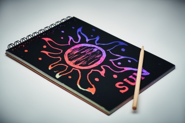 Logotrade promotional merchandise picture of: Scratching paper notebook