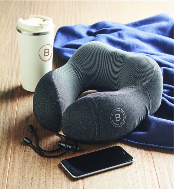 Logo trade business gifts image of: Travel Pillow in RPET