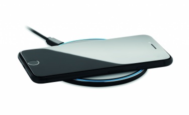 Logo trade advertising products picture of: Glass wireless 10W charger