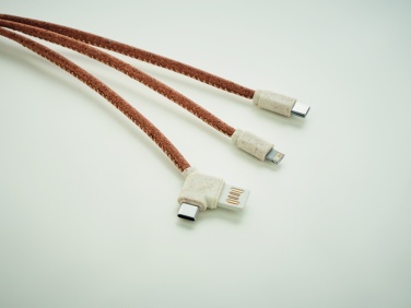 Logotrade promotional merchandise image of: 3 in 1 charging cable in cork